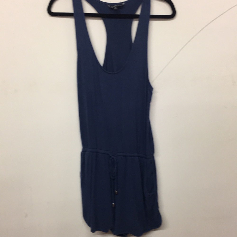 Lulu’s small navy blue romper. Like new